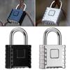 Metal Heavy Duty Padlock Waterproof Rust Proof Password Pad Lock 4-Digit Number Combination Safely Anti-theft Padlock
