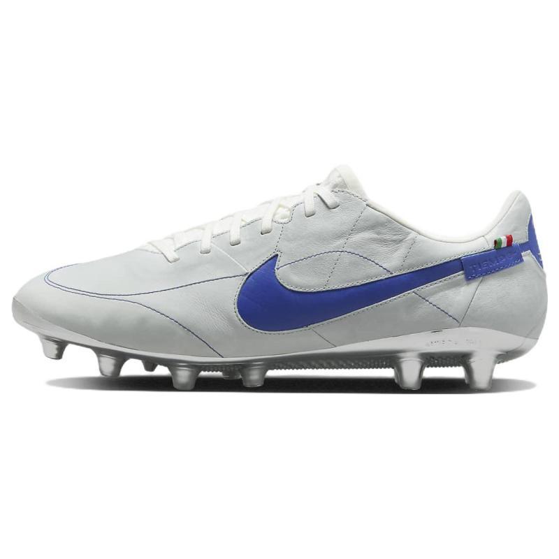 Nike Tiempo Legend 9 Elite Mi Ag Кожа Монтебеллуна Белый Королевский Игровой DV7901-140