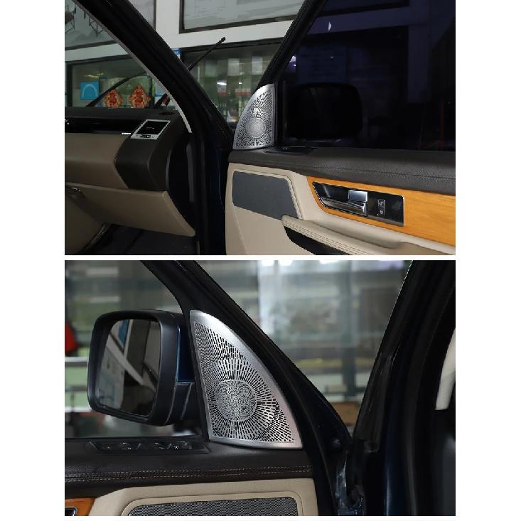 Для Land Rover Range Rover Sport L320 2010-13 Нержавеющая сталь Накладка-стикер на крышку твитера аудиодинамика двери автомобиля Автоаксессуары