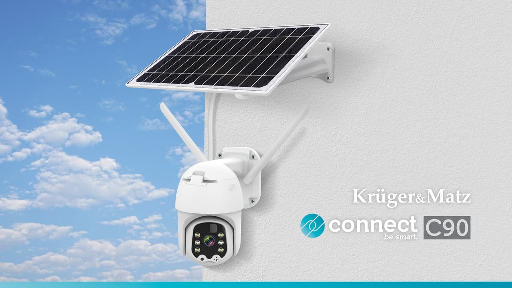 Kruger&Matz Connect C90 Solar Outdoor Wi-Fi Camera