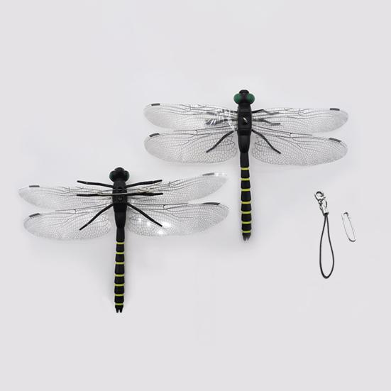 Simulated Dragonfly Pendant PVC Hanging Repellent Realistic Design Pest Deterrence Ornament Dragonfly Hunting Accessory