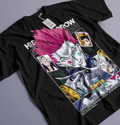 Хисока Футболка Хантер х Хантер Манга Полоска HXH Аниме Подарок Унисекс Футболка Все Размеры