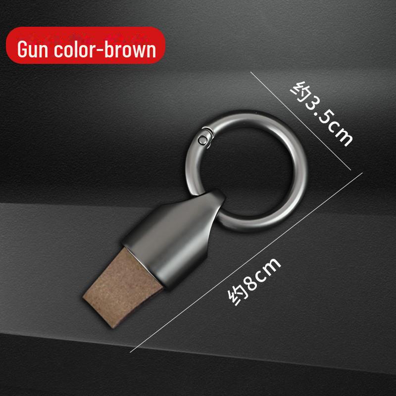 Брелок для ключей из матовой кожи с лазерным логотипом, металлическая подвеска для мужчин и женщин