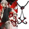 Anime Tokyo Ghoul Necklace Kaneki Ken Cosplay Unisex Alloy Pendant Choker Jewelry Accessories Props