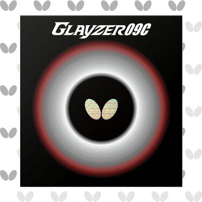 Butterfly Настольный теннис Сделано в Glazer Перевернутый Липкий Высокий Черный 06110 Накладка, Япония, 09C, Мягкая, Натяжение, (278), Толщина,
