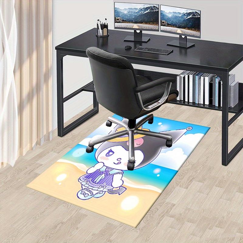 Office Rug Beach, Cute Character Anti-Slip Rug, Machine Washable for Living Room, Bedroom, Office, Multiple Sizes, Bedroom Mat, Decorative Mat, Durabl