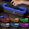 GLC GLB For Mercedes-Benz A B C E V R-Class A45 C43 CLA GLA GLB GLC SLK SL Car Seat Gap Organizer USB Charging Multifunction St