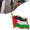 1-20PCS Palestine FLAG BADGE Stainless Steel Palestineflag Pin Lapel Badge Palestine Enamel Brooch Badge For Clothes Hat Collar