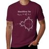 Mandelbrot Set Fractal Chaos Theory Math Physics Design Black Background T-Shirt Cute Tops Mens Graphic T-shirts Anime