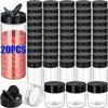 1-20x Transparent Seasoning Jars Salt Pepper Shaker Bottles Spice Condiment Storage Boxes Powder Storage Container Kitchen Tools