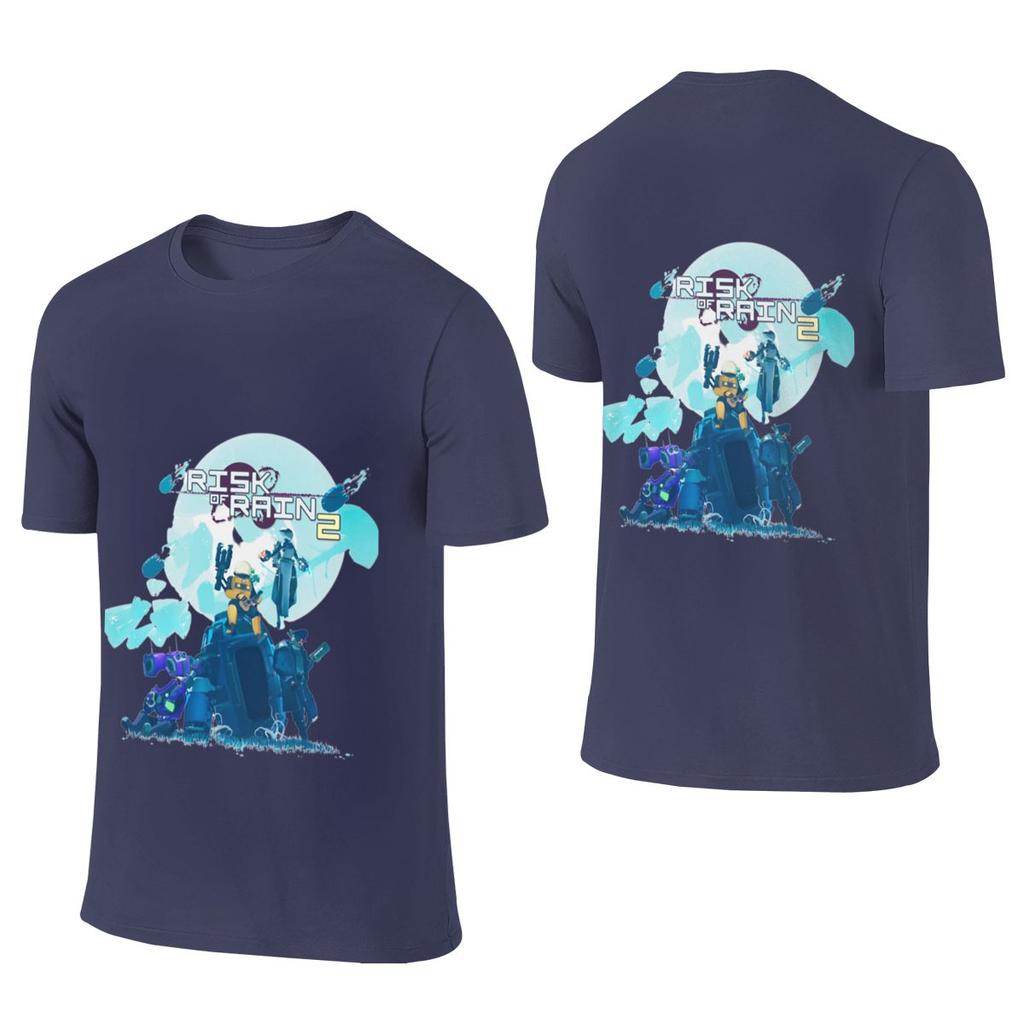 Risk Of Rain 2 Ultraminimalist Reversible Tshirt Casual Girlish Feeling Everyday Versatility Short Sleeve