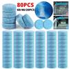 80/60/40/20PCS Car Windscreen Wiper Glass Water Solid Cleaner Car Effervescent Tablet for Toilet Window Cleaning Car