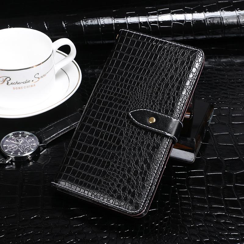 IDEWEI For Xiaomi Poco F6 5G/Redmi Turbo 3 5G Case PU Leather Crocodile Texture Wallet Phone Cover