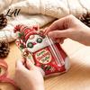 Holiday Cash Present Holder Gnome Christmas Pendant for Hanging Ornament Acrylic Tree Decoration Money Surprise Reveal Kids Adults Ornament
