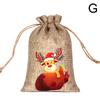 Рождественский подарочный пакет Упаковка для печенья Конфеты Обертка Кошельки Шнурок