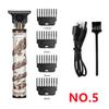 Rechargeable Waterproof Electric Cordless Hair Clipper Men Electric Hair Clipper USB Rechargeable Shaver