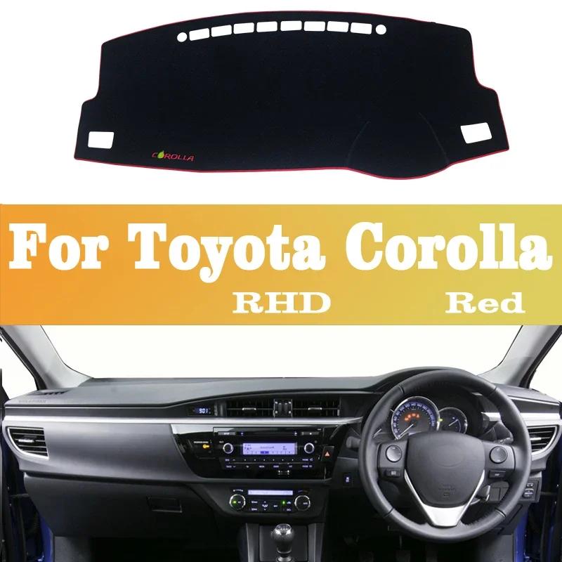 Для Toyota Corolla E160 E170 E180 2014~2018 1 шт. Чехол на приборную панель автомобиля Солнцезащитный коврик Солнцезащитный Анти-УФ Коврики Нескользящий коврик Аксессуары