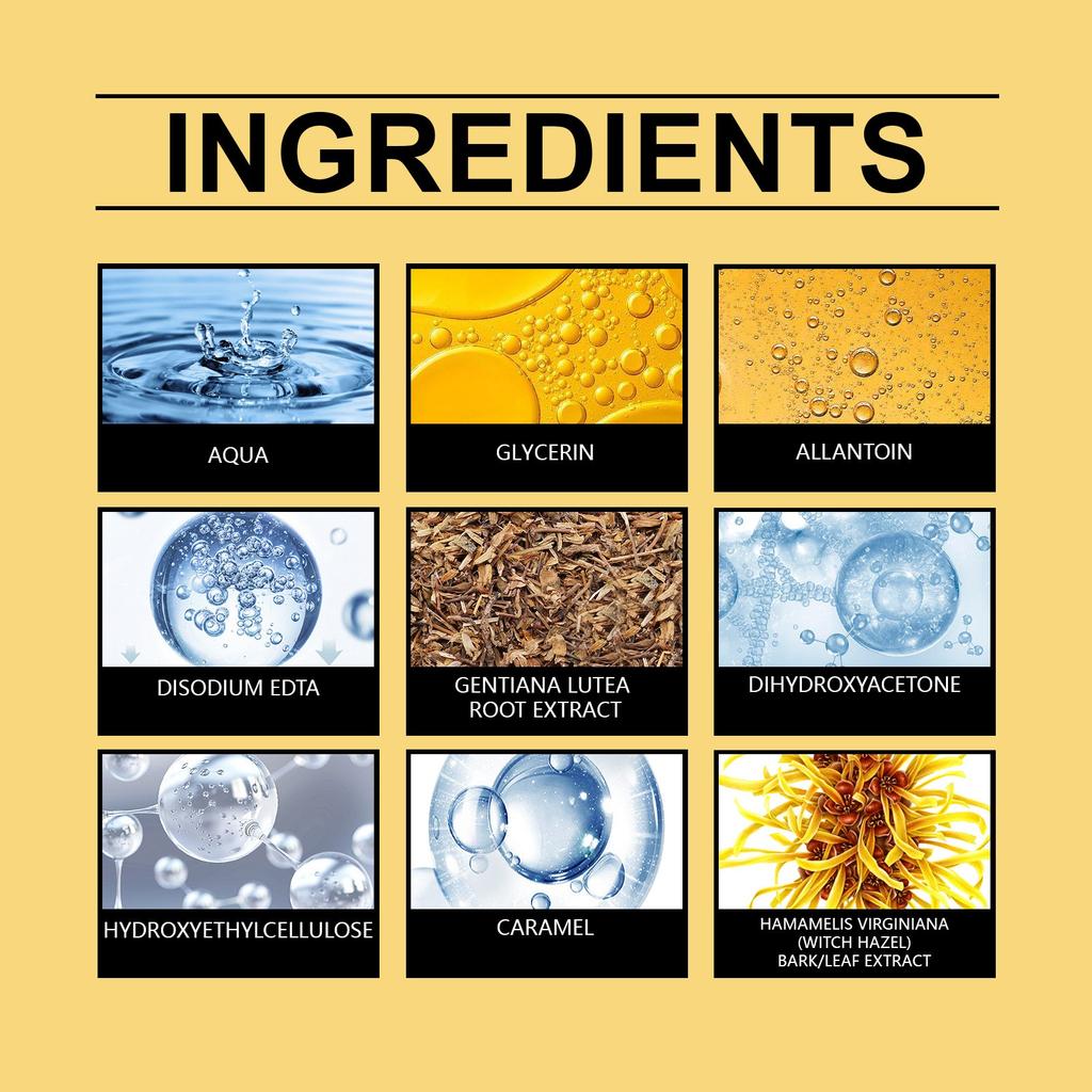 Tanning SERUM Self-Tanning Bronzer Serum Moisturizing Firming Bronzer Body Tanning Lotion, 30ML