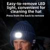 Ear Flap LED Light Hat Windproof Snow Hat New Winter Warm Hats  Men Women