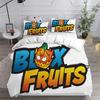 Fashion Game Blox Fruits Bedding Sets Bed Cover Comforter Duvet Cover Pillow Case 2-3 Pieces Sets Kids Adult Bedroom Decoration