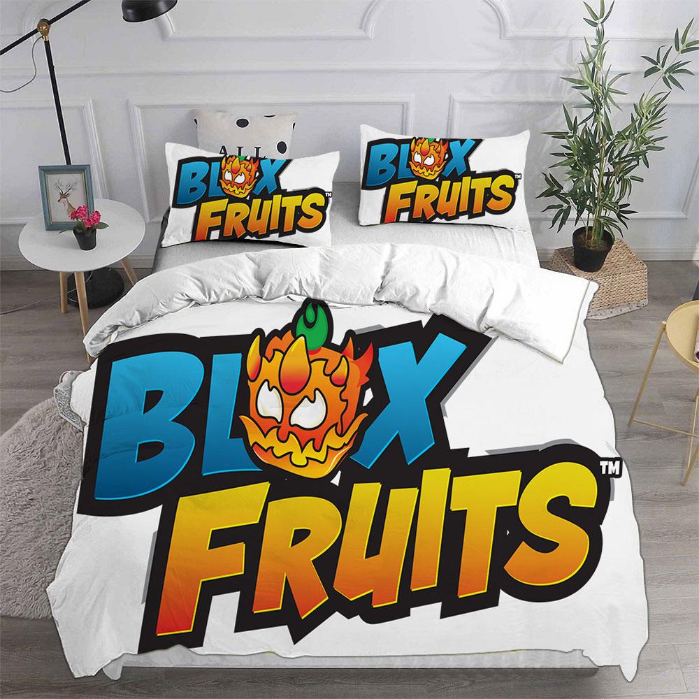Постельные наборы Blox Fruits Покрывало Одеяло Пододеяльник Наволочка Наборы из 2-3 предметов Детская Взрослая Спальня Декорация