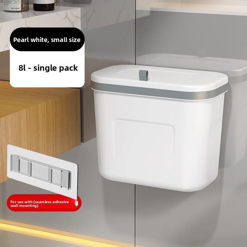 Настенный мусорный бак для домашних туалетов и кухонь. Подвесная модель. Легко очистить. Модель туалетной комнаты. Мусорное ведро с крышкой.