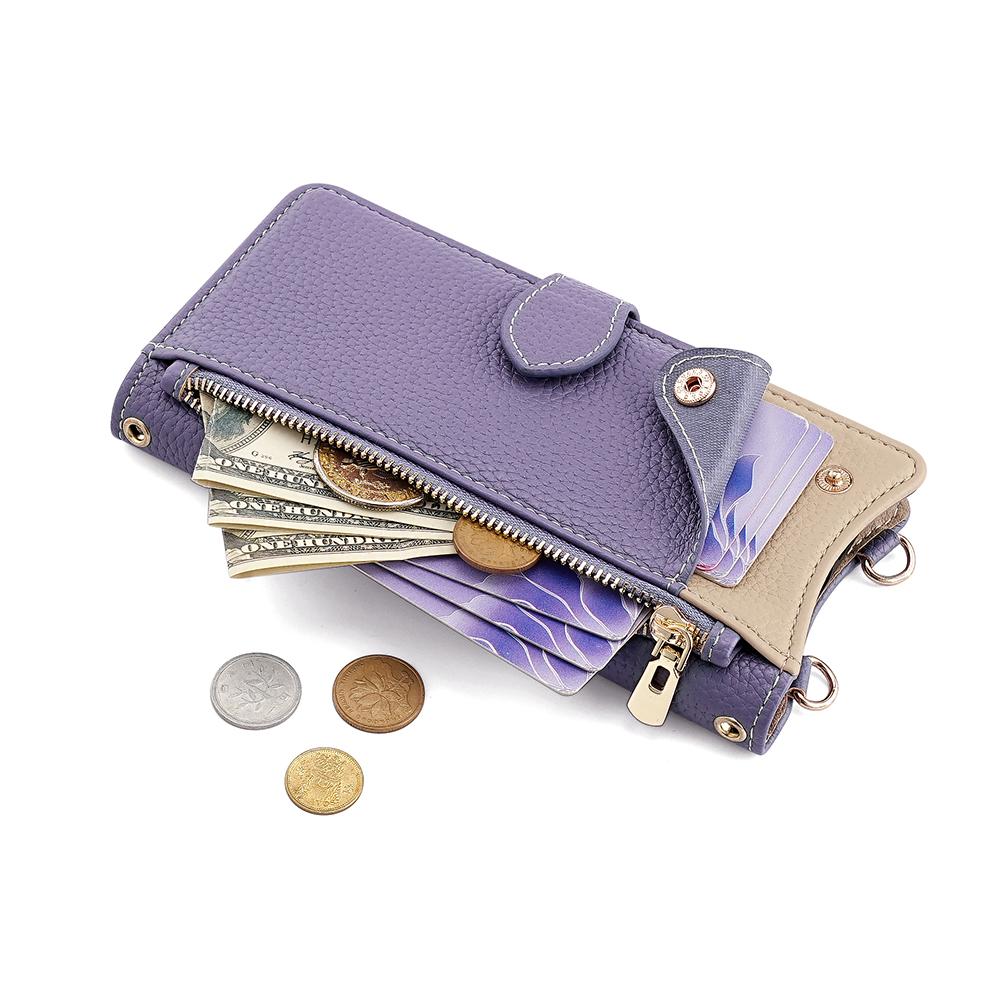 For Vivo X200s 5G Leather Case Wallet Stand Cover Irregular Tail Style with Chain Strap