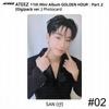 ATEEZ 11th Mini Album Golden Hour Part.2 Digipack Ver Official Photocard KPOP