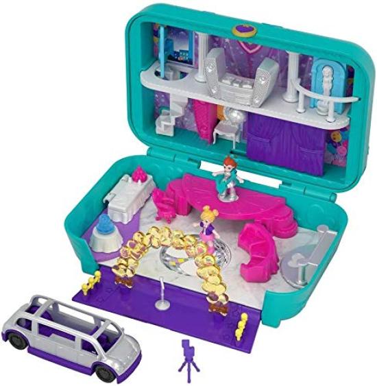 Polly Pocket FRY41 Hidden Places Dance Case Playset (1-Pack) - Par-taay