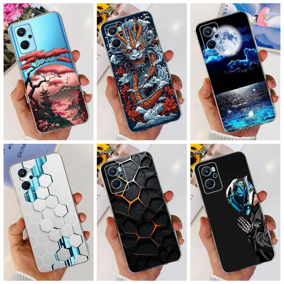 Модный чехол с рисунком для Realme 9i RMX3491, мягкая силиконовая TPU задняя крышка для чехлов телефона Realme9i 4G