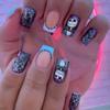 European And American Funny Halloween Smudging Nail Art Spider Web Ghosts Mysterious Festival Atmosphere Wearing Nail Products Mixed Batch
