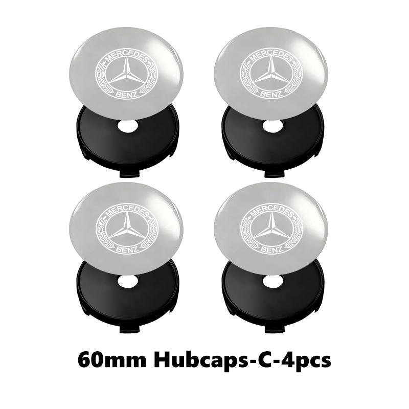 HXBQK1 For Benz Car Logo Wheel Center Hub Cap Badge Emblem Sticker Accessories Exclusive AMG SPRINTER V CLASS VIANO W124 W203 W204