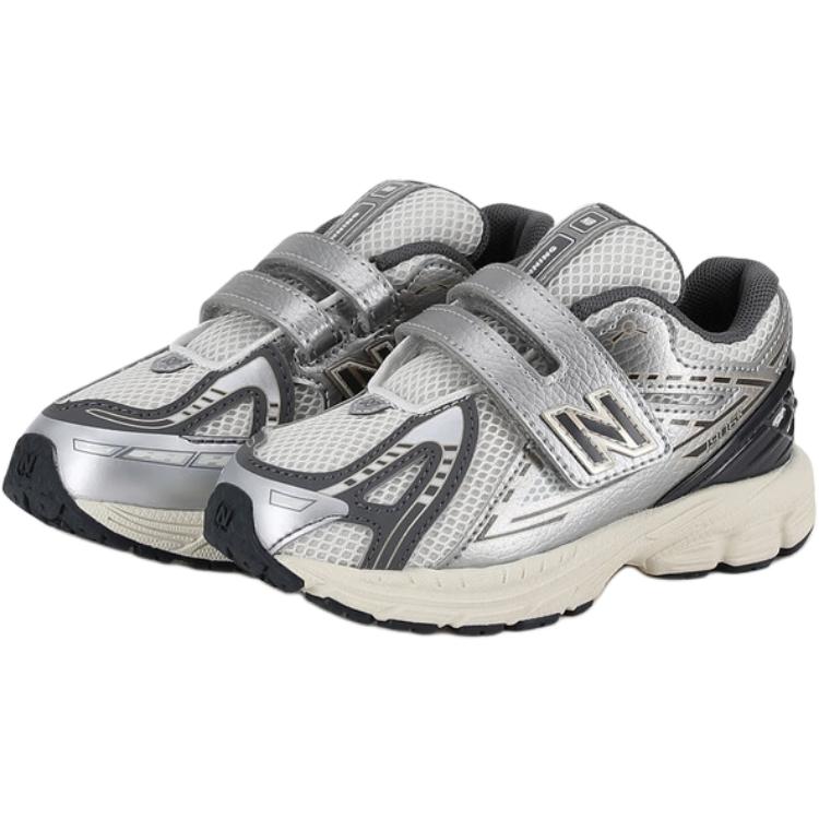 New Balance NB 1906R Удобные и легкие Дышащие Поддерживающие Низкие Кроссовки для Малышей Серебристые Для Младенцев и Малышей I1906894