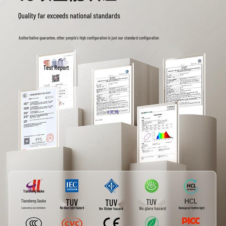 Recessed Anti-Glare Downlight Spotlight for Living Room Ceiling, Fits 5-7 Inch Openings