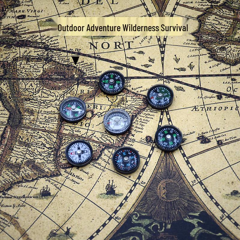Микро-прецизионный компас 20 мм, заполненный маслом, для преподавания на открытом воздухе и кемпинга