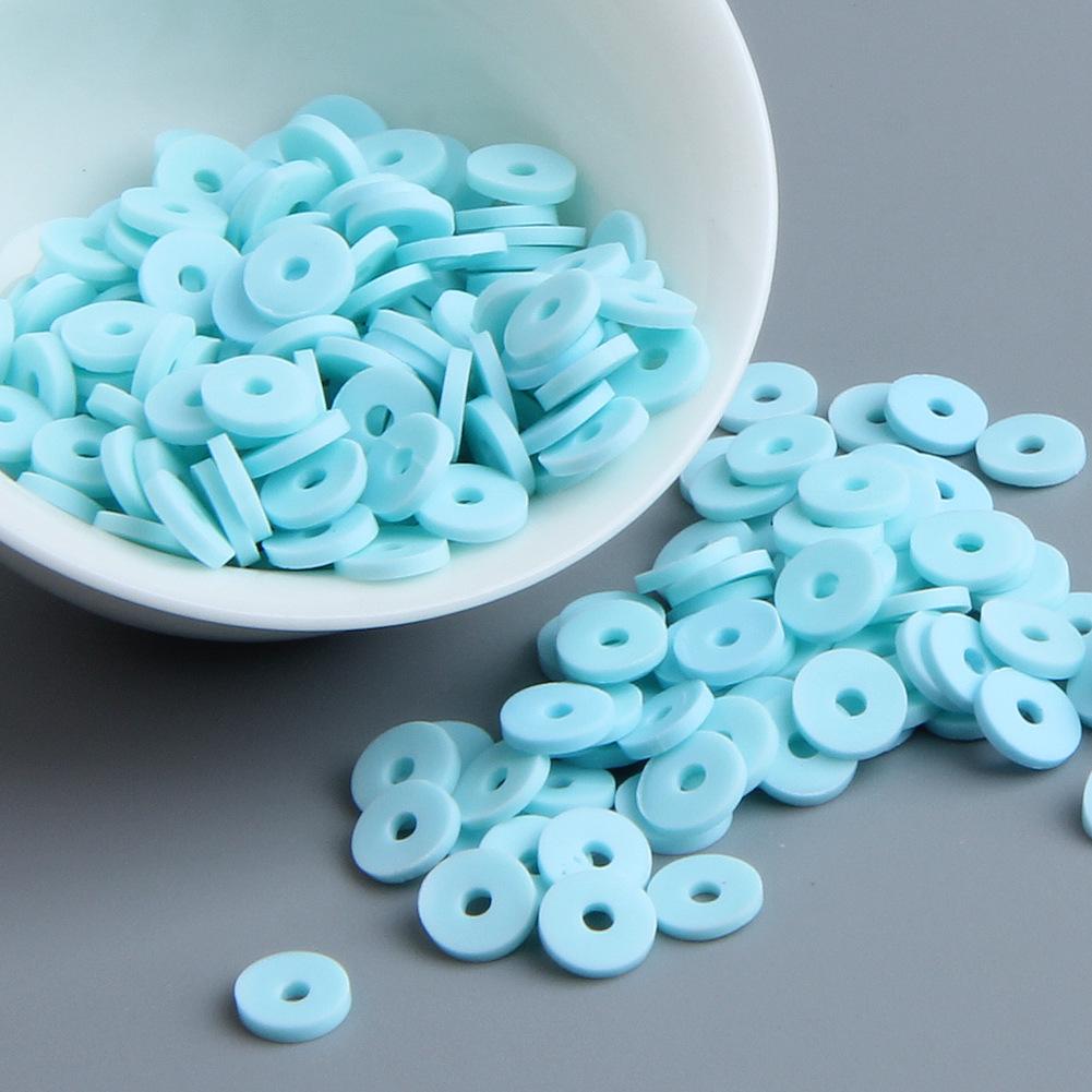 10 г бусин из полимерной глины сплошного цвета для браслетов и ожерелий - Разделительные бусины ручной работы