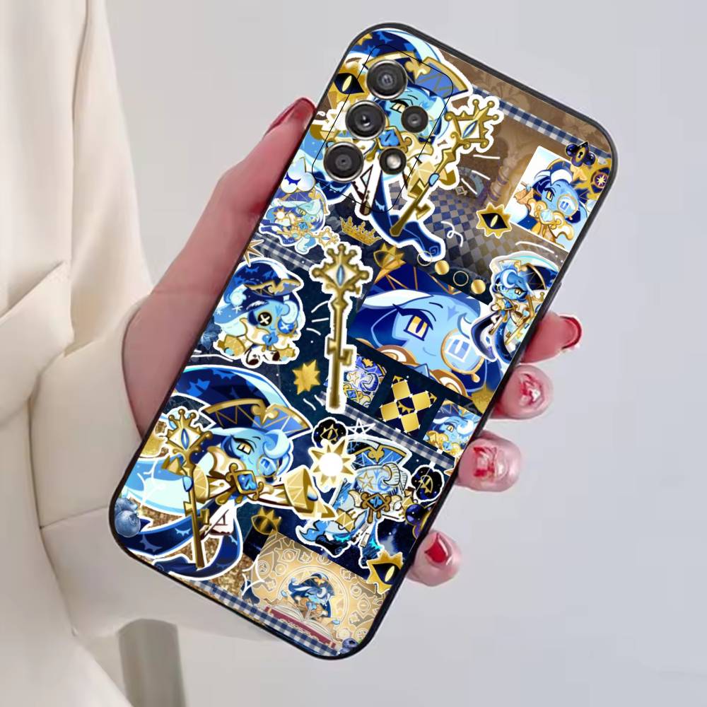C-Cookie Run Game Phone Case For Samsung S25,S24,S21,S22,S23,S30,Ultra,S20,Plus,Fe,Lite,Note,10,Black Cover
