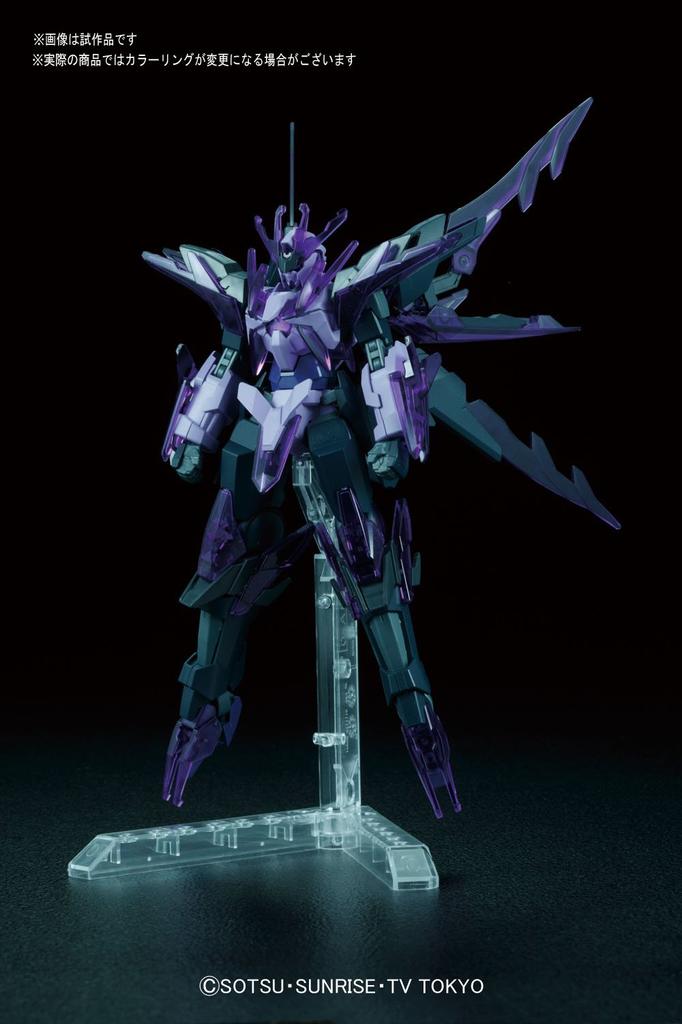 Пластиковая модель HGBF Gundam Build Fighters Try Flame Transient Gundam Glacier в масштабе 1/144 с цветовой кодировкой