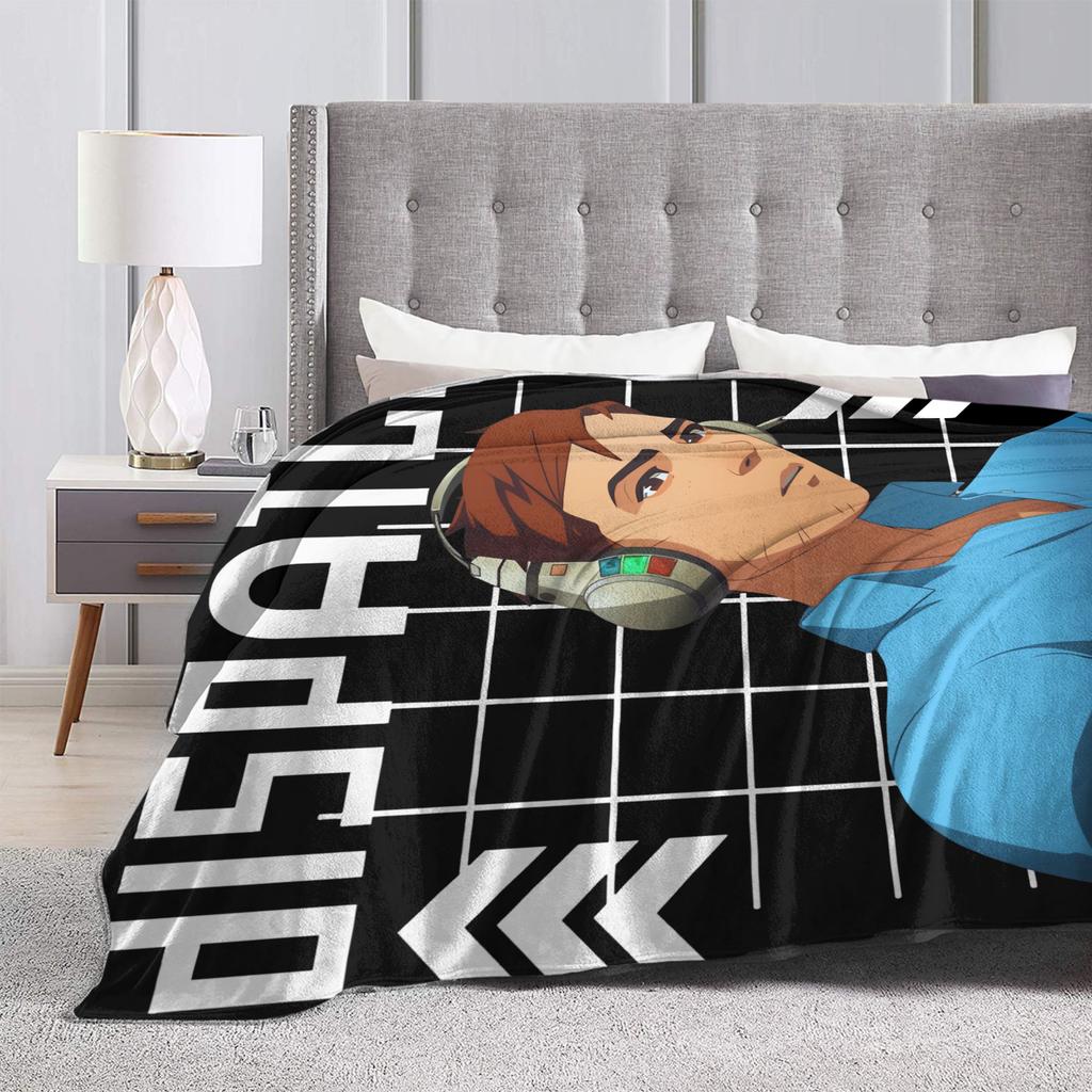 Dispatch Game Character Plush Blanket Kids Flannel Throw Blanket For Couch Chair Super Soft Customized Quality Bedspread Gift