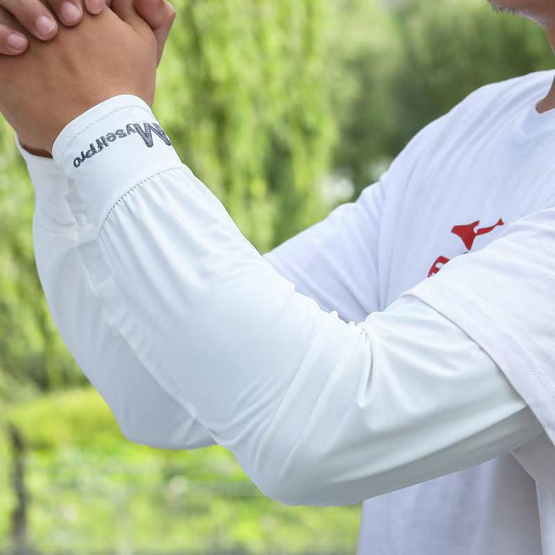 Ice Silk Sun Protection Arm Sleeve UV Resistance Breathable Quick Dry for Running Motorcycling