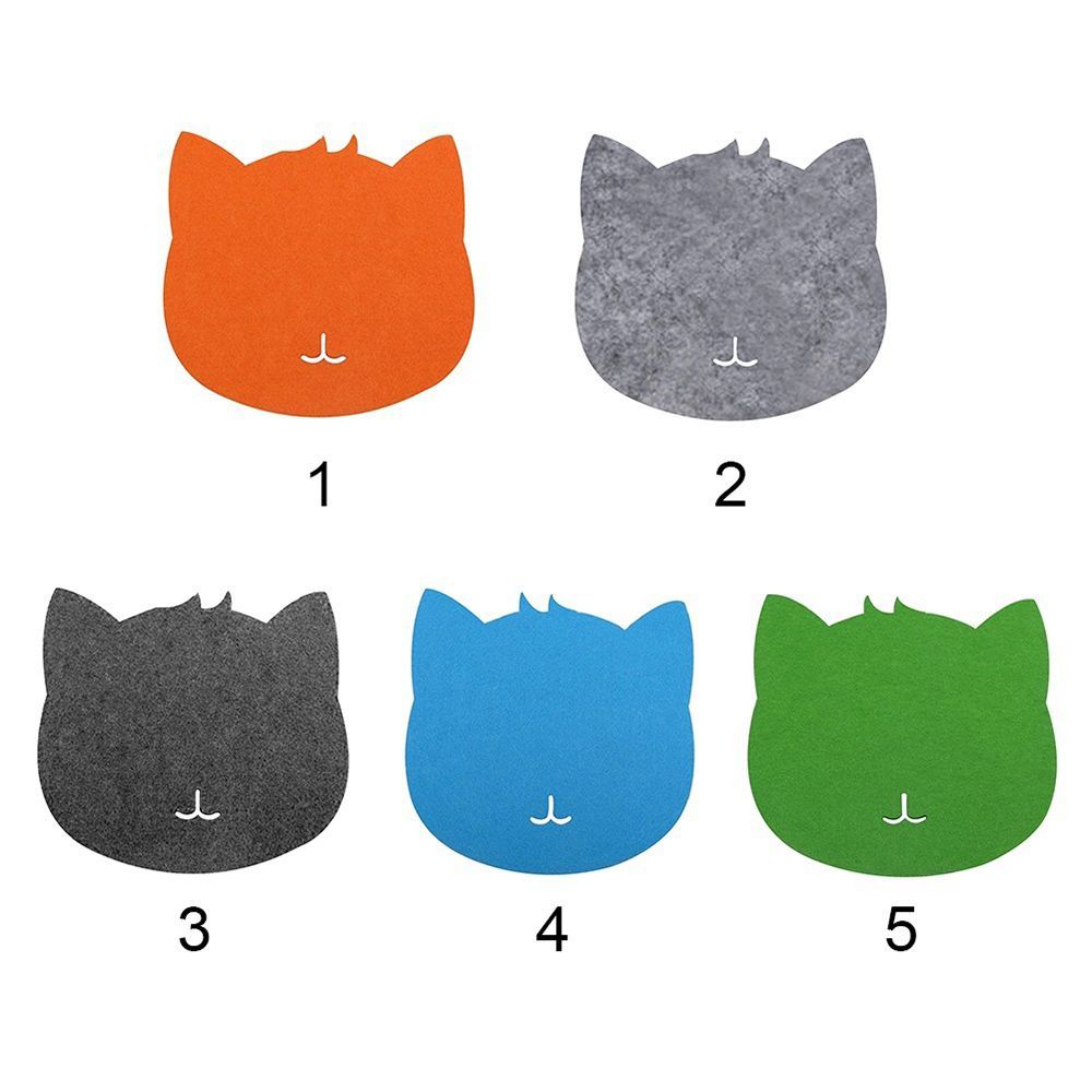 Thicken Cat Shaped Cloth Cute Optical Universal Pad Mouse Mat for Computer Cat Design