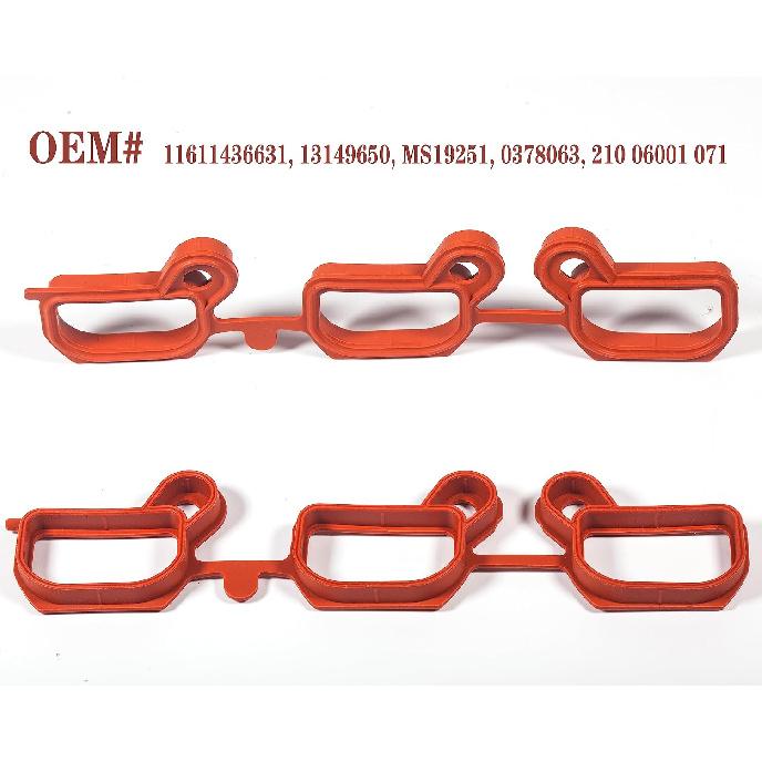 11611436631 for BMW 325i E46 Intake Manifold Gasket 2.5L M54 X5 Z3 Z5 330i 525i 530i X3 323i 328Ci 328i 325Xi 330Xi 325Ci 330Ci Intake Gasket 1999