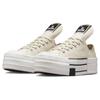 Rick Owens x Converse DRKSHDW DBL DRKSTAR Chuck 70 Low Натуральный Слоновая кость Унисекс Кроссовки Кремовый Черный Egret A04955C