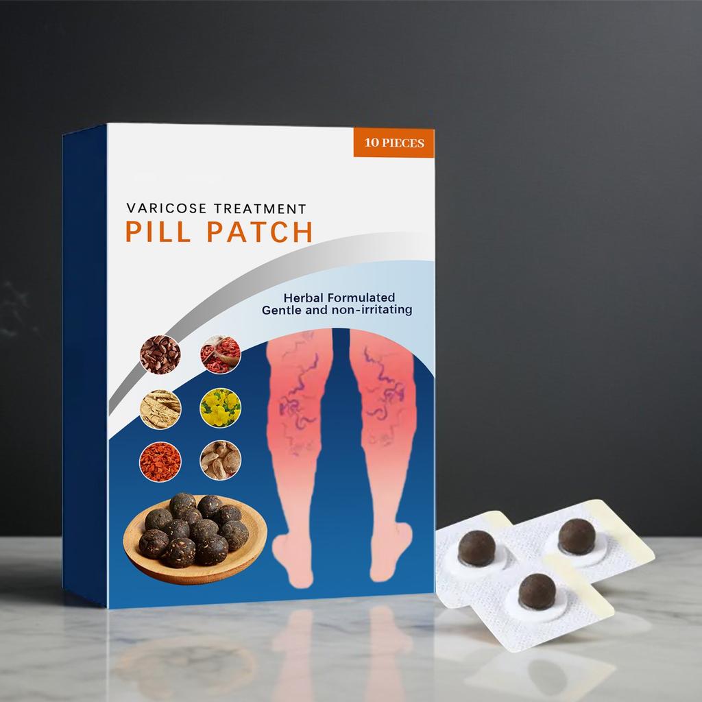 Varicose Vein Patch Vasculitis Phlebitis Vascular Swelling Best Teatment Ointment Skin Care Patch 10 Pieces