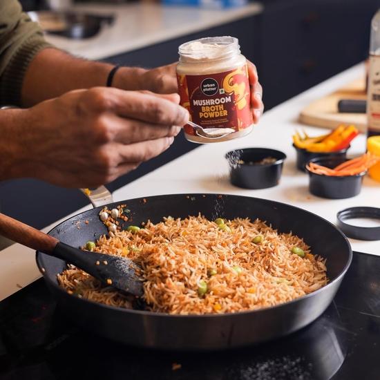 Urban Platter Порошок грибного бульона, 200 г (Порошок для быстрого приготовления бульона | Рагу и супы | Умами | Бульон на растительной основе)