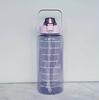 2 Liters Plastic Kettle Large Portable Travel Water Bottle with Straw Sports Fitness Cup High Value Big Fat Cup Adult Universal