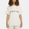 Nike Разминочная футболка X Fear of God, овсяные мужские топы, кремовые CU4699-140
