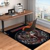 1PC Custom Name Phoenix Artwork Theme Floor Mat Ideal for Living Room, Game Rooms, Office, Bedroom,Floor Mat Playful Design