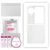 apgo Защитная наклейка для задней панели, совместимая с Oppo Find N3 Flip, пленка для обертывания, фольга, винил - матовый прозрачный узор