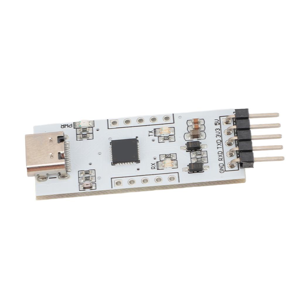 USB To TTL Serial Module PCB 300bps To 1Mbps Type C To Uart Module with Light Indicator